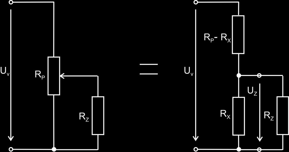 .3 je znázornený potenciometer ako súčiastka v dvoch vyhotoveniach (klasický otočný potenciometer vľavo a trimer používaný pre nastavenie (alebo občasné prestavenie) hodnôt nejakého