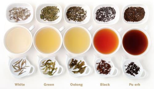 KLASIFIKÁCIA ČAJOV Farba nálevu (fermentácia) Biele čaje Zelené čaje Polofermentované čaje Oolong Čierne čaje Tmavé čaje Pu-erh