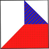 22. Kolika je površina pravokutnog trokuta kojeg pravac y = x + 2 zatvara s koordinatnim osima? 1 2 3 23. Kolika je površina kvadrata u kojeg je upisana kružnica radijusa 3 cm?