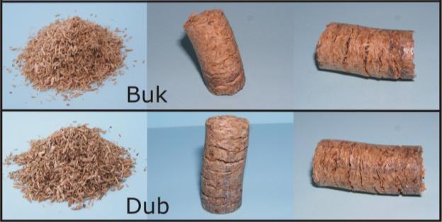 2 Výlisky z rôznych druhov materiálov, ktoré boli pouţité pri experimentoch (borovica, smrek, buk, dub) [4] ZÁVER Na základe prezentovaných vykonaných analýz a získaných výsledkov z experimentov sme