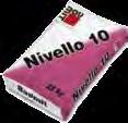 Με βάση τον ασβέστη (Nivello Quattro) ή το τσιμέντο (Nivello 20 και Nivello 10), είναι εξαιρετικά γρήγορα, ανθεκτικά και κατάλληλα για συστήματα ενδοδαπέδιας θέρμανσης.