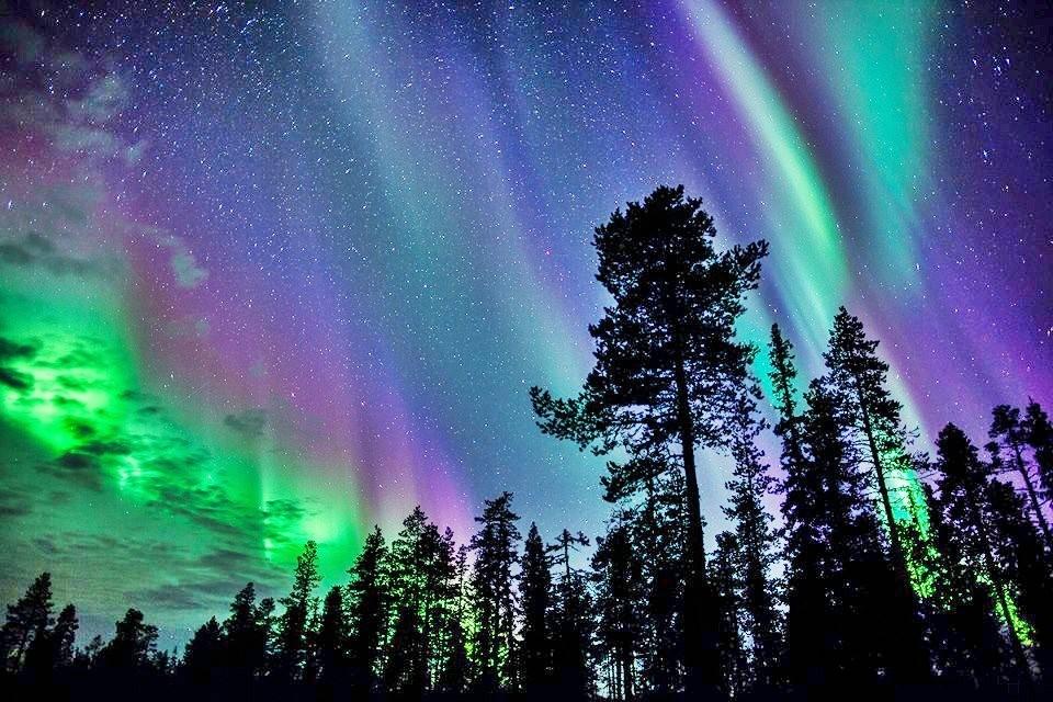 osakesed sisenevad atmosfääri ja ergastavad seal