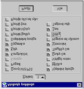 Digitálna dokumentácia stavieb cestných komunikácií. Cast 1 TP SSC xx/2004 Atribúty pohladu sa nastavia podla obr. c. 2 Obrázok c. 2 Nastavenie atribútov pohladu Otvorí sa len pohlad (okno) c.