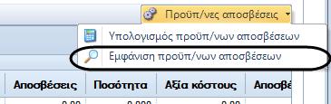 χρήση και στην συνέχεια γίνεται επιμερισμός της αξίας ισοδύναμα σε όλες τις περιόδους κατάρτισης.