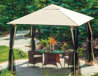 hmyzu 219,- PATIO ZÁHRADNÝ ALTÁN UTAH Priemer 3,6 m, výška