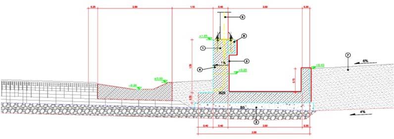 80m Limestones, scree in a seismically active area Detailed Final Geotechnical & Structural Design Construction