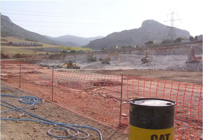 Retaining Wall Distribution Center of Procter & Gamble Aspropyrgos, Attiki Central Greece Retaining wall for the construction of industrial building Total cost: approx. 0,2 m.