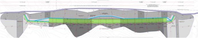 Design: 2010-2011 Construction: - Construction of retaining wall system with single or double concrete cantilever pilewalls for the secure execution of highway works inside a landslided area Total