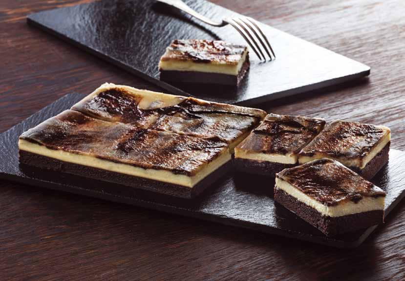 ΖΑΧΑΡΟΠΛΑΣΤΙΚΗ Tegral Brownies με Deli Cheesecake Tegral Brownies...1000 g Νερό...250 g Belcolade Selection Noir chunks...350 g Deli Cheesecake με Κατίκι Δομοκού.