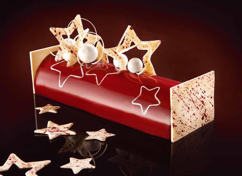 ΖΑΧΑΡΟΠΛΑΣΤΙΚΗ Christmas Büche Almond Crumble Corman Dairy Butter 82% Ζάχαρη κρυσταλλική PatisFrance Almond Powder Αλεύρι Αλάτι Crispy Hazelnut Corman Dairy Butter 82% Belcolade Lait Selection