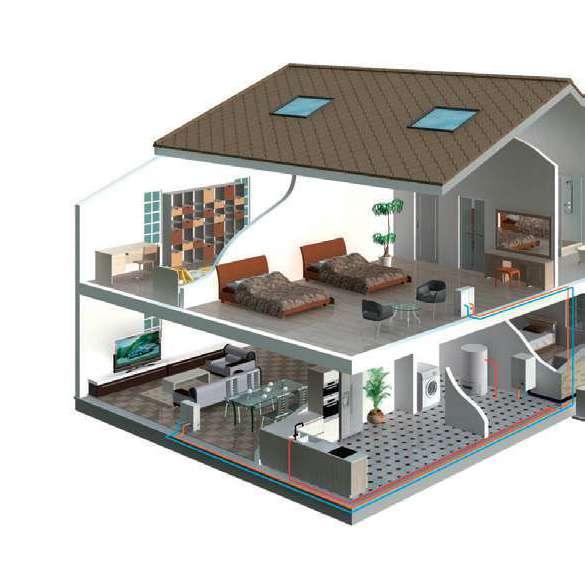 Hidromodul-unutarnja jedinica Jenostavna instalacija strana vanjska jedinica Sve u