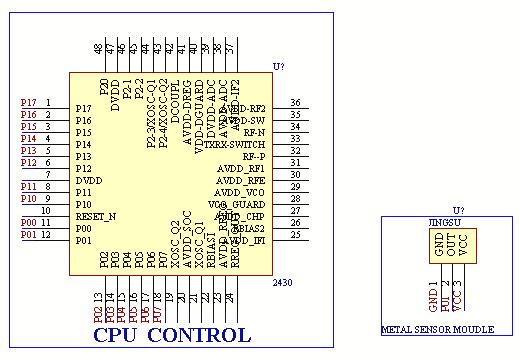 Signal Process & System 1 DS18B20 ACS712 TI CC2430 CC2430 Zigbee PC LED 1 1 DS18B20 9~12-55 C~+125 C 0.0625 C 1 2 3 4 P+ VCC P+ VIOUT P- FILTER P- GND ACF712 8 7 6 5 2 ACF712 VCC P0.