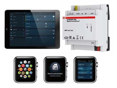 Umožňujú prehľadné ovládanie pre elektroinštalatéra aj koncového používateľa. Smartfóny, tablety a smart hodinky sa vďaka Busch- ControlTouch KNX menia na praktické diaľkové ovládače.