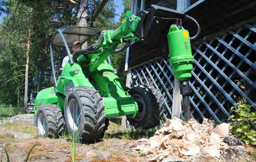Vrták má 500 mm dlhý hnaný hriadeľ s vymeniteľnými reznými nástrojmi. Rezné nástroje sú vyrobené z veľmi tvrdého materiálu, ale dajú sa brúsiť.