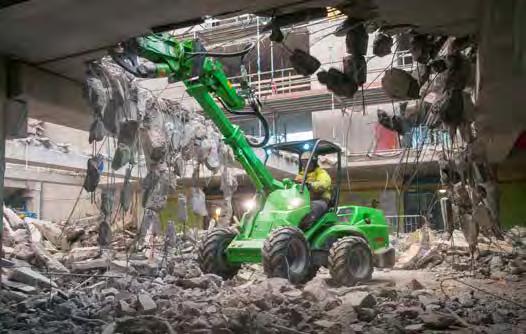 Stavebníctvo a kopanie Demolačné kliešte C290 Demolačné kliešte Avant C290 sú určené pre profesionálne demolačné práce.