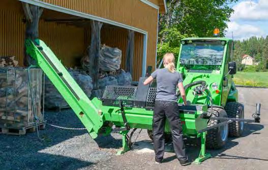 Lesníctvo a spracovanie dreva Štiepačka na palivové drevo Avant log cutter/splitter is a very efficient firewood making machine. It combines a chain saw and a hydraulic log splitter.