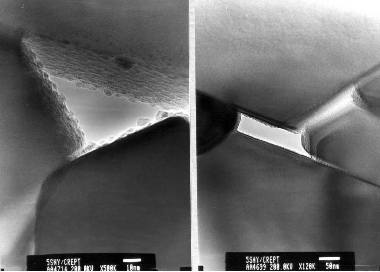 Strain [%] Vzťah medzi mikroštruktúrou a vlastnosťami keramických materiálov Zmena chemického zloženia hraníc zŕn vedie k zvýšeniu odolnosti voči vysokoteplotnej deformácii (creep) 1350 C / 100 MPa