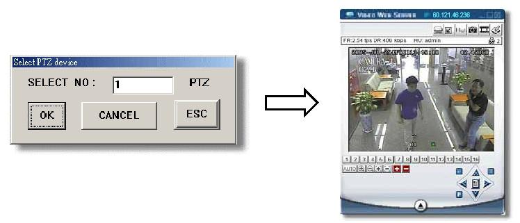 g. Záznam: Stlačte pre spustenie záznamu na video web serveri a stlačte znova pre zastavenie záznamu. Video bude zaznamenané do PC. Každý súbor môže obsahovať do 18,000 snímok.