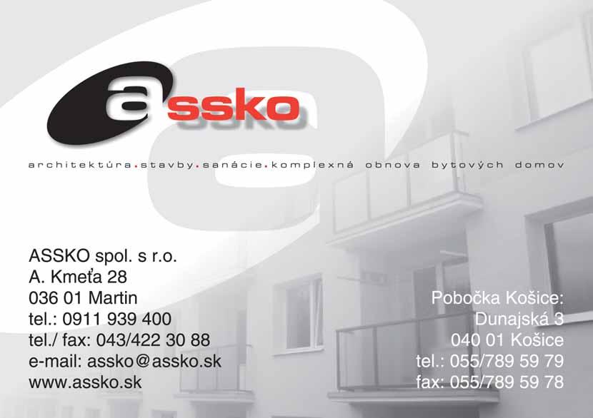 úsporám energií, myslí si riaditeľ spoločnosti Ladislav Konček. Práce na obnove bytového domu Štefánikova trieda č.