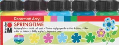 1401 00 093 Komplet Decormatt Acryl, Springtime, 5 x 15 ml 01-02 8.