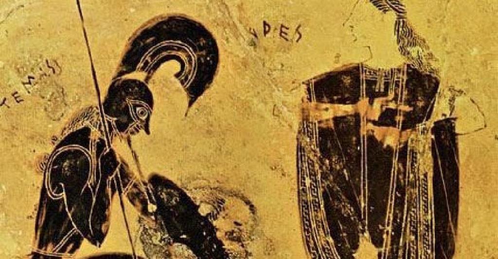 αξρεγέα ζηνλ Ϊλζξσπν ησλ ζπειαέσλ, φηαλ απηφο Ϊξρηζε λα ζρεκαηέδεη ηηο πξψηεο θνηλσλέεο, πξνζσπνπνηάζεθε αξγφηεξα ζηα πξσηνειιαδηθϊ (κπθελατθϊ) ρξφληα ζην πξφζσπν ηνπ ζενχ Άξε, ελψ ν ζλεηφο, πνπ ζα
