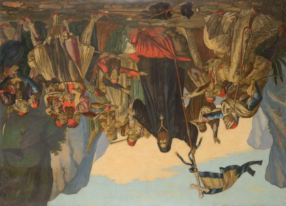 106 Ludovico Lipparini (1800-1856) L Arcivescovo Germanòs pianta lo stendardo della croce sulle rupi di Calavrita il 25. 3. 1821 (Βενετία, Lit.