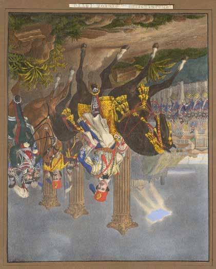 113 Gustav Kraus (1804-1852) Otto I. Koenig von Griechenland (Μόναχο, π. 1839) λιθογραφία σχεδιασμένη και χαραγμένη από τον Kraus, επιχρωματισμένη με το χέρι, 54 x 43,5 cm.