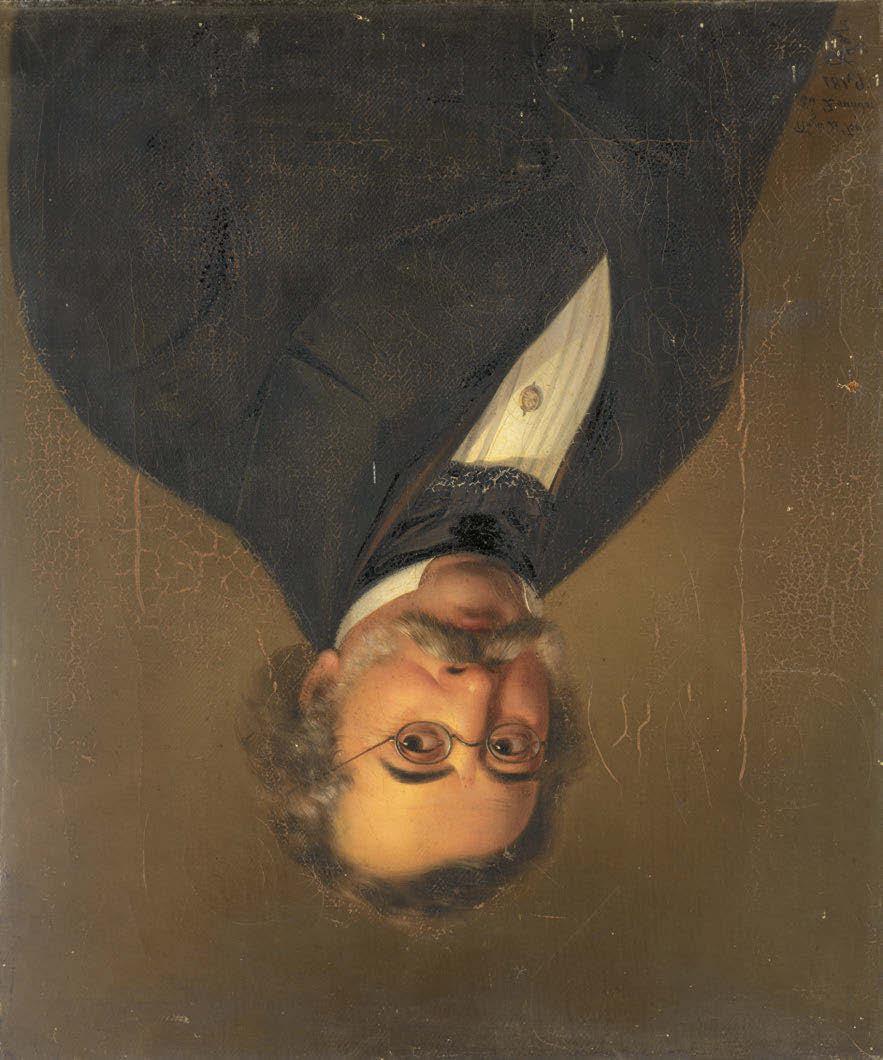 118 Διονύσιος Τσόκος (1814-1862) Πορτραίτο του Αλέξανδρου Μαυροκορδάτου υπογεγραμμένο και χρονολογημένο κάτω
