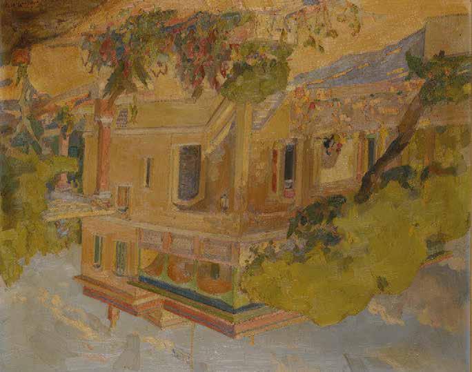 23 Γεώργιος Ροϊλός (1867-1928) Εξοχική κατοικία υπογεγραμμένο κάτω