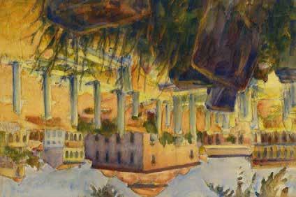 26 Alexandre Barkoff (1870-1942) Πλατεία μνημείου Λυσικράτους υπογεγραμμένο και χρονολογημένο