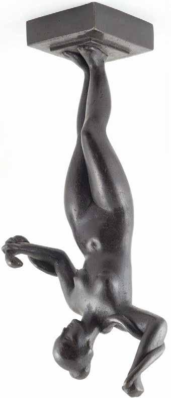42 Μιχάλης Τόμπρος (1889-1974) Γυναίκα με φίδι υπογεγραμμένο στη βάση