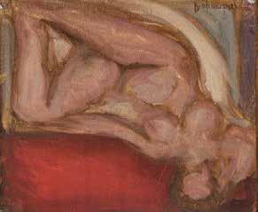 α 51 Διαμαντής Διαμαντόπουλος (1914-1995) Δυο γυμνά υπογεγραμμένα κάτω δεξιά και κάτω αριστερά: Διαμαντόπουλος λάδι σε μουσαμά επικολλημένο σε