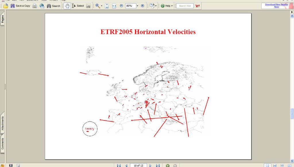 ETRF2005 / 2000.0 Τιµές AUT1 0.0111 1.6cm/y NOA1 0.0222 Τιµές 4/12/2007!!! 0.0111 0.0110-0.0045 1.6cm/y 0.0222-0.0039-0.