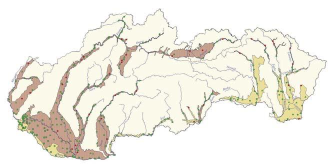 Voda Hodnotenie kvality povrchových vôd podľa limitov nariadenia vlády SR č. 296/2005 Z. z. v rámci územia Slovenska znázorňujú mapky č. 1 5 (mapky 2 5, pozri prílohu, s. 11 12).