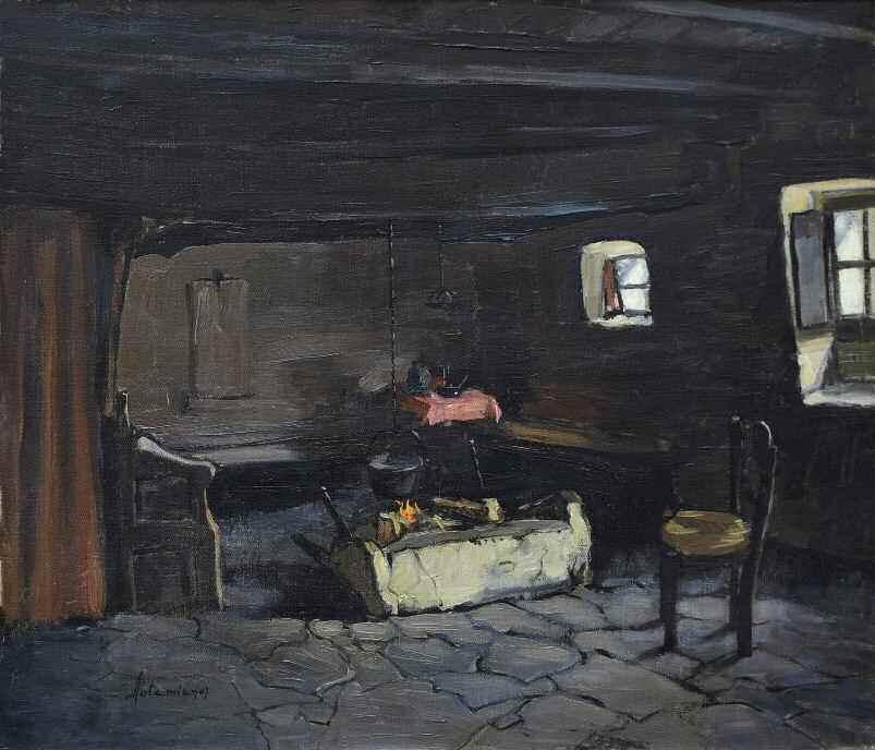 8. ΑΒΛΙΧΟΣ Γεώργιος (1842-1909) Αγωνιστής του 21 1894; Κάρβουνο & μολύβια σε χαρτόνι 66x50 εκ υπγρμ.κ.α 800 1.