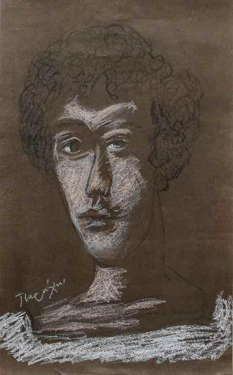 ΤΡΙΑΝΤΑΦΥΛΛΙΔΗΣ Θεόφραστος (1881-1955) Σκηνή δρόμου Λαδοπαστελ σε χαρτί 18x24 εκ υπγρμ κ.α 500-1.