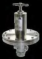 4301 Prepúšťací ventil Typ 3.1, hlava F s kolieskom na nastavenie odpúšťacieho tlaku Príruby EN 1092-1 / ASME B16.