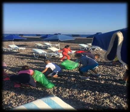 Τα μπουκάλια και τα καπάκια που περισυλλέχτηκαν οδηγήθηκαν στο