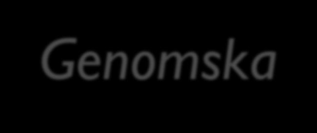 Genomska selekcija doc. dr.
