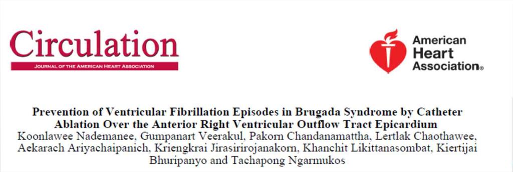 normalization of the Brugada ECG pattern and prevents VT/VF,