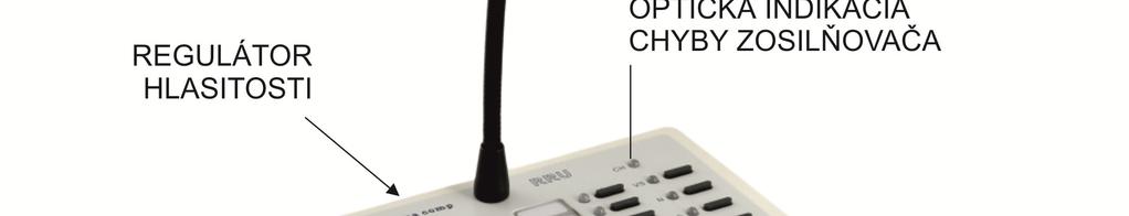 OBSLUHOVACÍ PULT ROZHLASOVEJ ÚSTREDNE TECHNICKÝ POPIS TECHNICKÝ POPIS Osluhovcí pult so vstupom pre utomtické hlásenie RRU-OP-GDA je určený n ovládnie rozhlsových ústrední RRU je komptiilný s