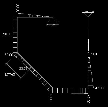 UNIERZIE «DŽEL BIJEDIĆ» U OSRU GRĐEINSKI FKULE viši asistent RNSERZLNE SILE = dole gore = =0 kn = = 0 kn dole = - = -7,07 kn gore = - +q 3 = 9,90 kn 3 = = - +q 3 =