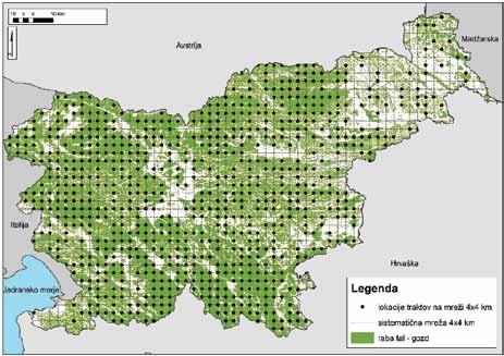 Inventurni tip in v Z vidika delitve inventurnih sistemov se cluster sampling) Na nacionalni ravni zagotavlja in prostorsko opredeljene podatke z znano o zanesljivost Sam terenski popis se izvaja na