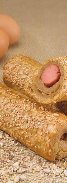 tomato, pickled cucumber, ketchup, mayonnaise ΑΛΜΥΡΑ ΟΛΙΚΗΣ ΑΛΕΣΕΩΣ WHOLE WHEAT PASTRIES Τυλιχτή ζύμη ολικής άλεσης 2.
