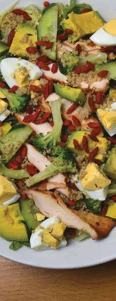 lettuce, rocket salad, cucumber, (recommended dressing) lemon & herbs ΣΑΛΑΤΑ ΚΑΙΣΑΡΑ ΜΕ ΚΟΤΟΠΟΥΛΟ CHICKEN CAESAR S SALAD 6.