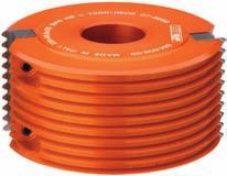spoje na 90. Maximálna hrúbka dielca spoja je 26 mm. Vynikajúca pre výrobu nábytku z masívneho dreva. Určené na použitie so spodnou frézkou. Upínací priemer d =, 40 alebo 50 mm.