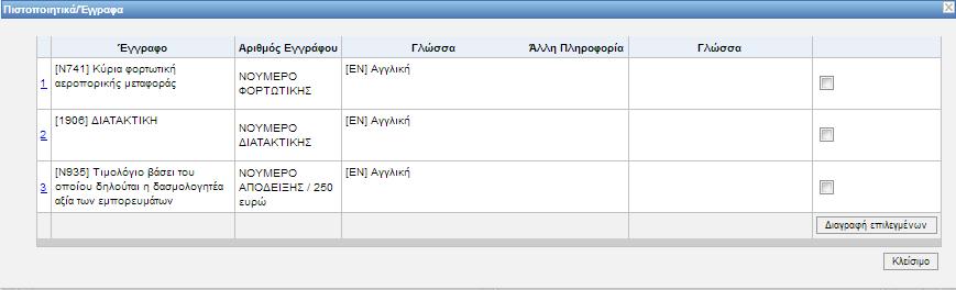 πιο συγκεκριμένα χρησιμοποιούνται οι κωδικοί A00 για τους Δασμούς και B00 για το ΦΠΑ. Είναι το ποσό πάνω στο οποίο θα υπολογιστούν οι δασμοί και φόροι.