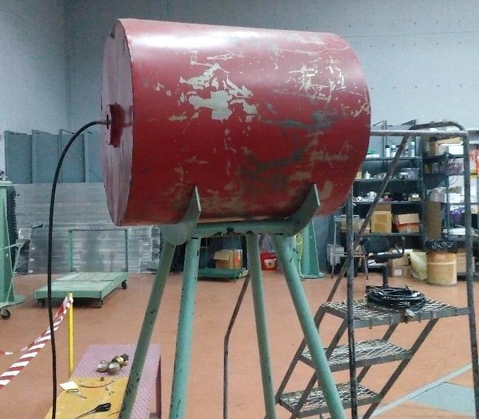 2.3 ΑΚΤΙΝΟΒΟΛΗΣΗ Η ακτινοβόληση του στόχου nat Hf και των φύλλων αναφοράς (Nb1,Al4) διήρκησε 28 συνεχείς ώρες.