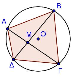 Τέμνουσες κύκλου 55. Δίνεται ορθογώνιο τρίγωνο ΑΒΓ με τη γωνία Α ορθή και το ύψος του ΑΔ.