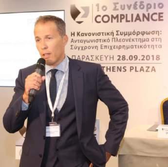 KEYNOTE SPEAKER Λευτέρης Αναστασάκης, Vice President, Priority Tίτλος Ομιλίας: ISO 19600:2014